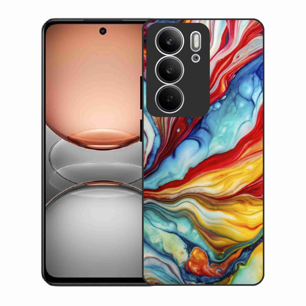 Gélový kryt mmCase na Realme C75 - abstraktný motív 58