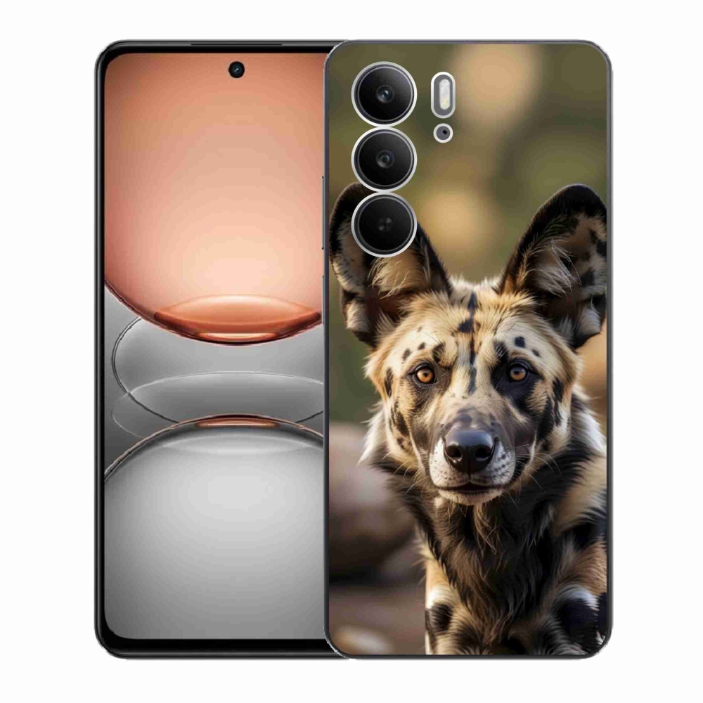 Gélový kryt mmCase na Realme C75 - africký divoký pes