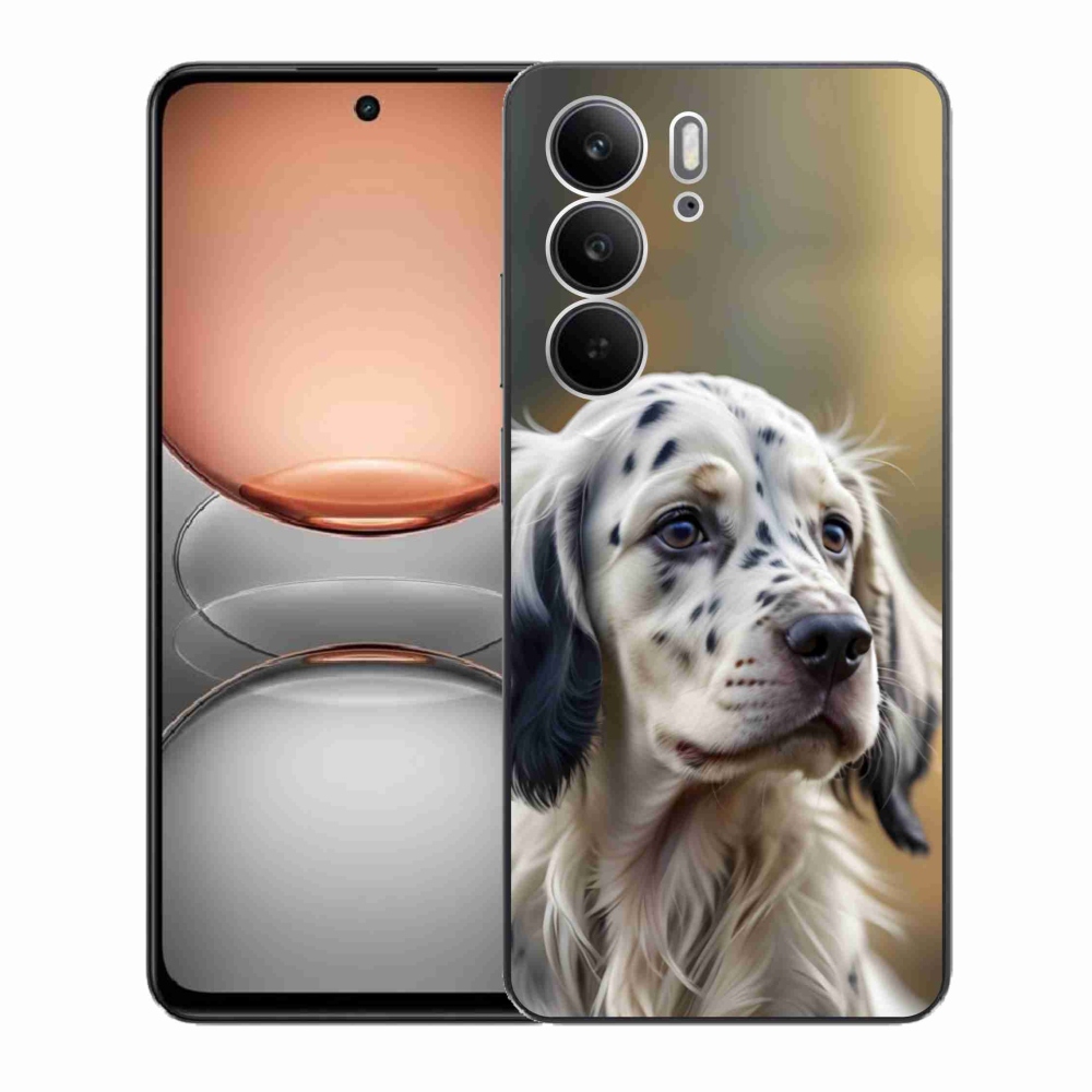 Gélový kryt mmCase na Realme C75 - anglický seter