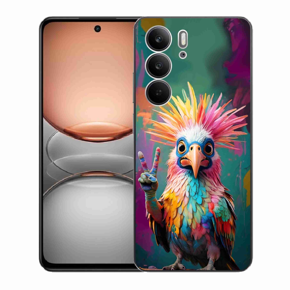 Gélový kryt mmCase na Realme C75 - farebný rebel