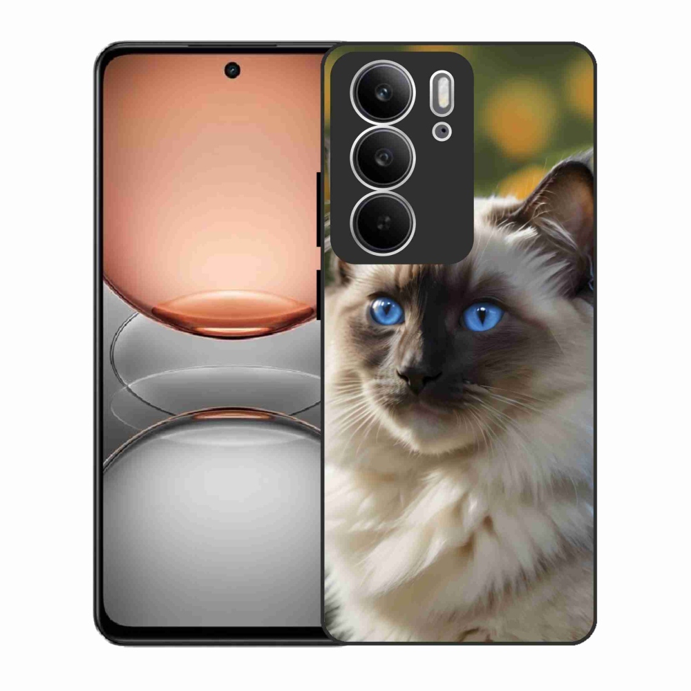 Gélový kryt mmCase na Realme C75 - biely ragdoll
