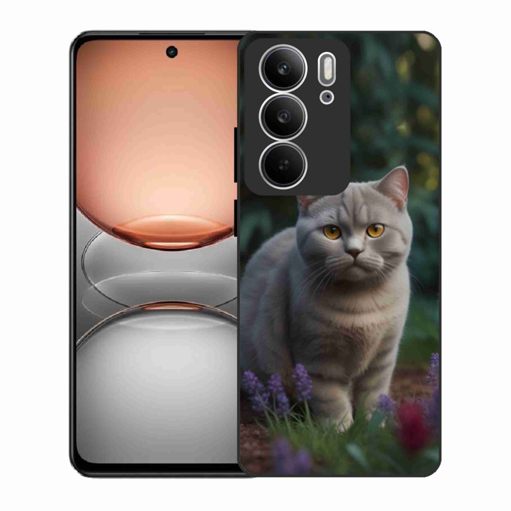 Gélový kryt mmCase na Realme C75 - britská mačka