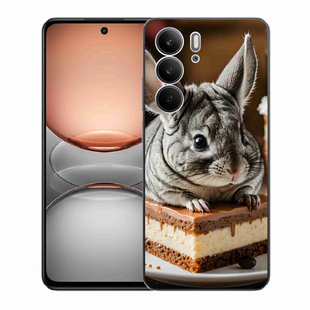 Gélový kryt mmCase na Realme C75 - činčila