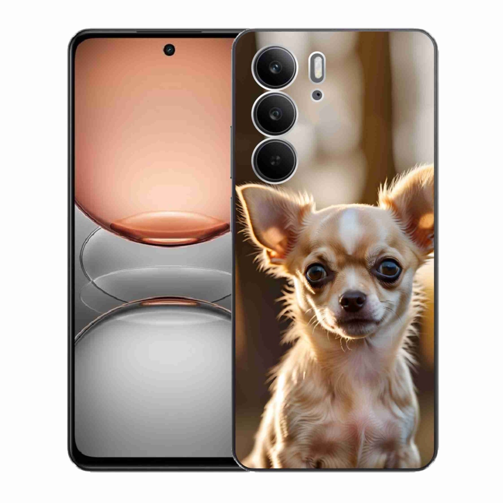 Gélový kryt mmCase na Realme C75 - čivava 6