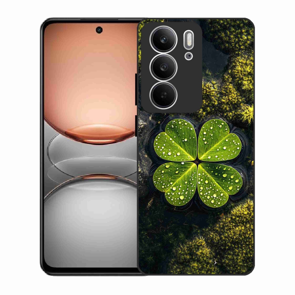 Gélový kryt mmCase na Realme C75 - štvorlístok