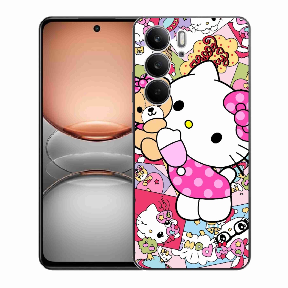 Gélový kryt mmCase na Realme C75 - cute kitty