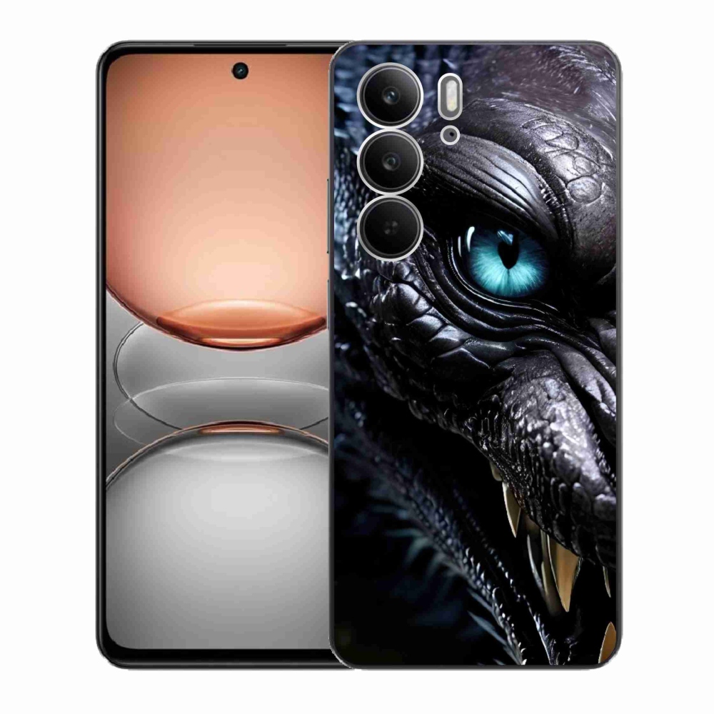 Gélový kryt mmCase na Realme C75 - dračí pohľad