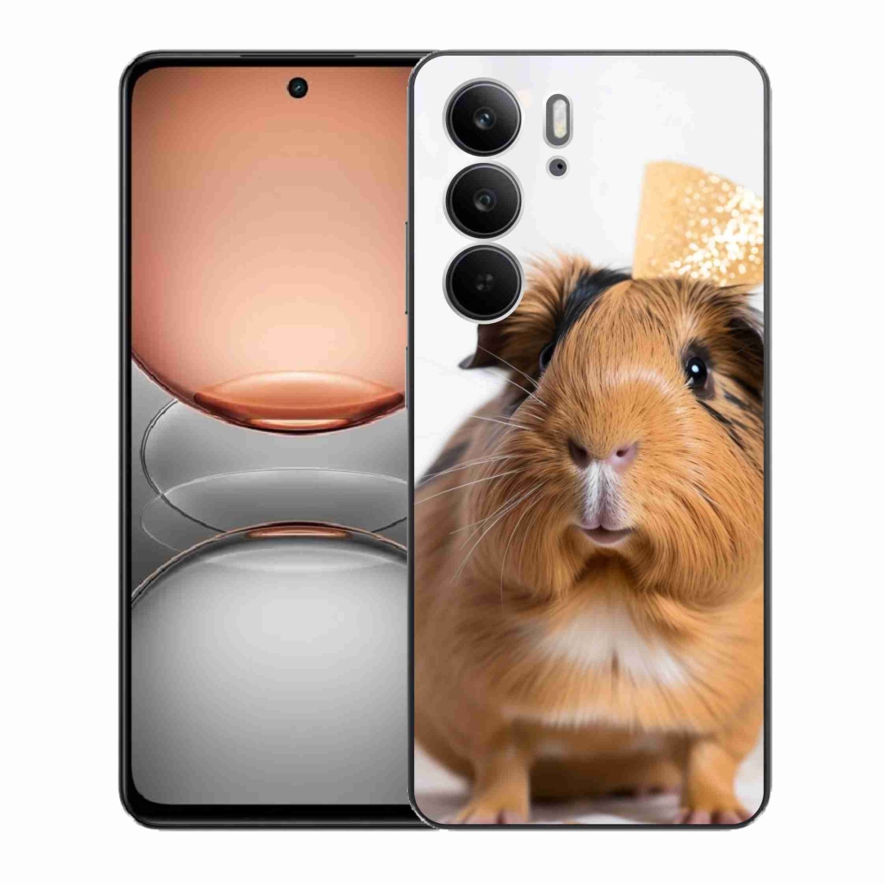 Gélový kryt mmCase na Realme C75 - hnedé morča