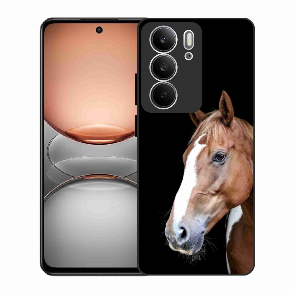 Gélový kryt mmCase na Realme C75 - hnedý kôň 3