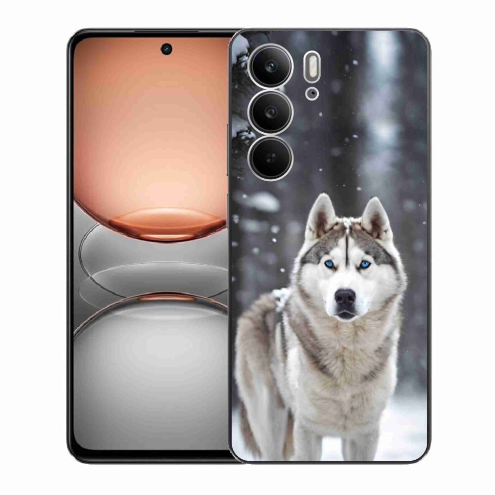 Gélový kryt mmCase na Realme C75 - husky 2