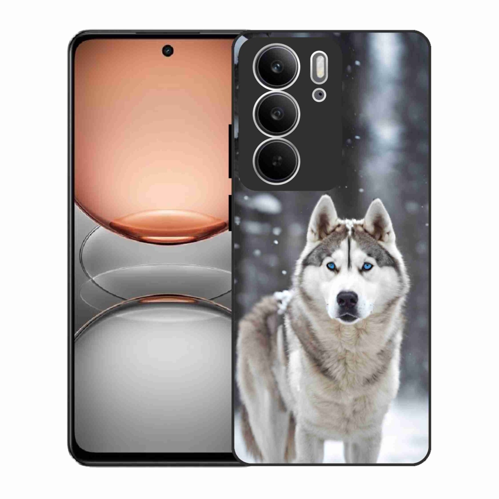 Gélový kryt mmCase na Realme C75 - husky 2