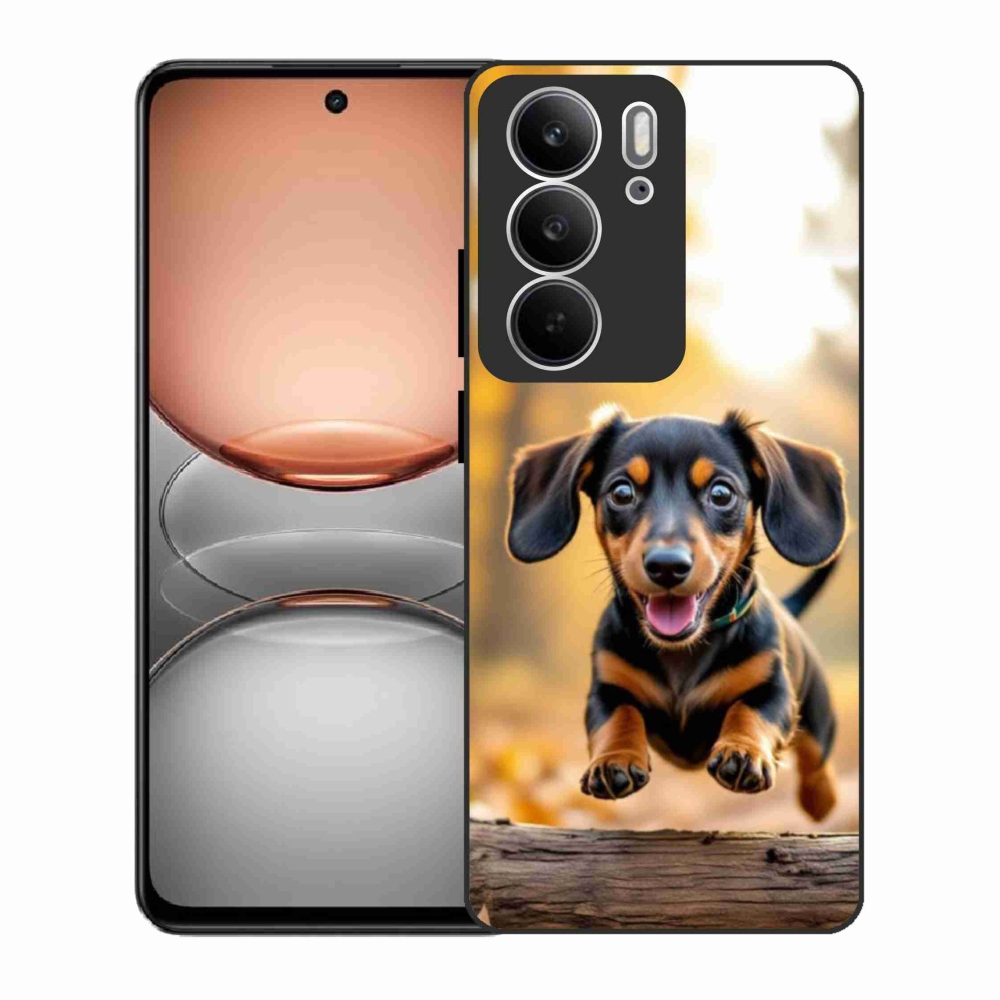 Gélový kryt mmCase na Realme C75 - jazvečík 2