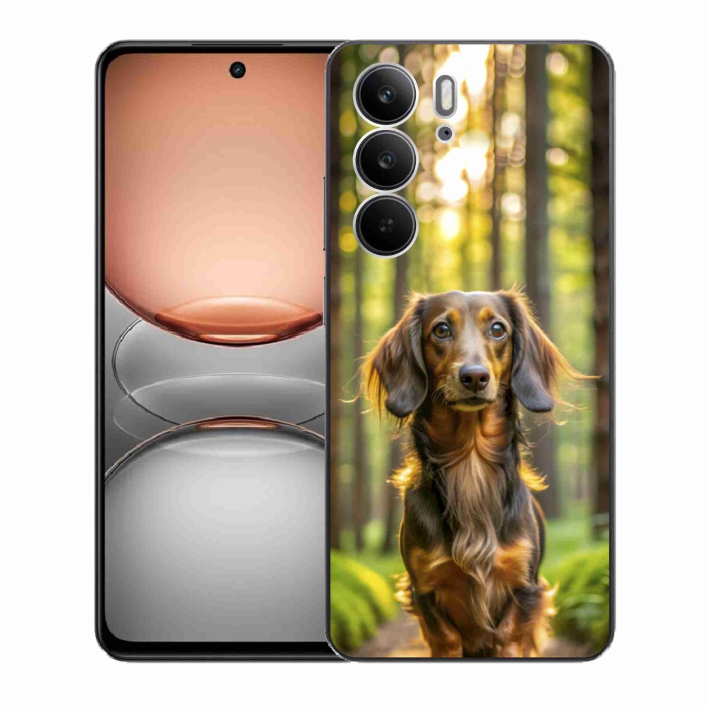 Gélový kryt mmCase na Realme C75 - jazvečík 4