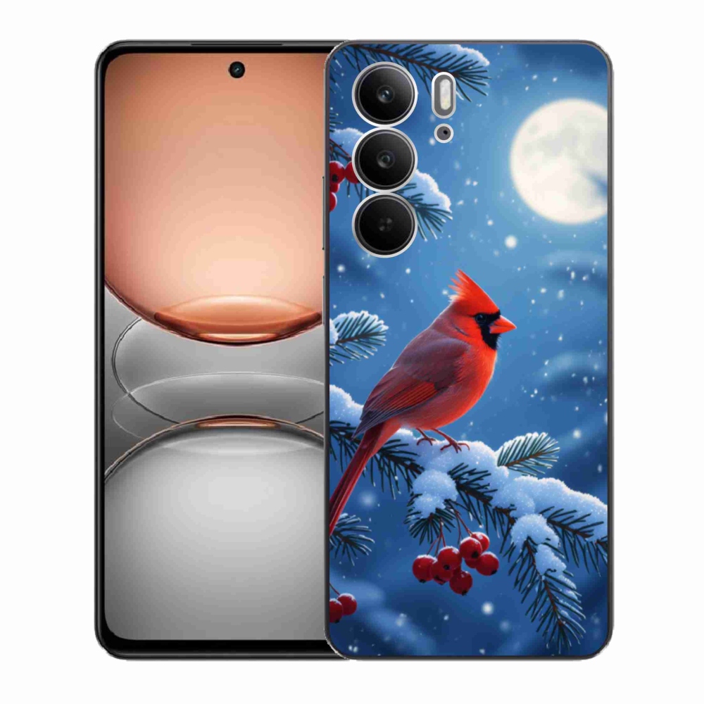 Gélový kryt mmCase na Realme C75 - kardinál červený
