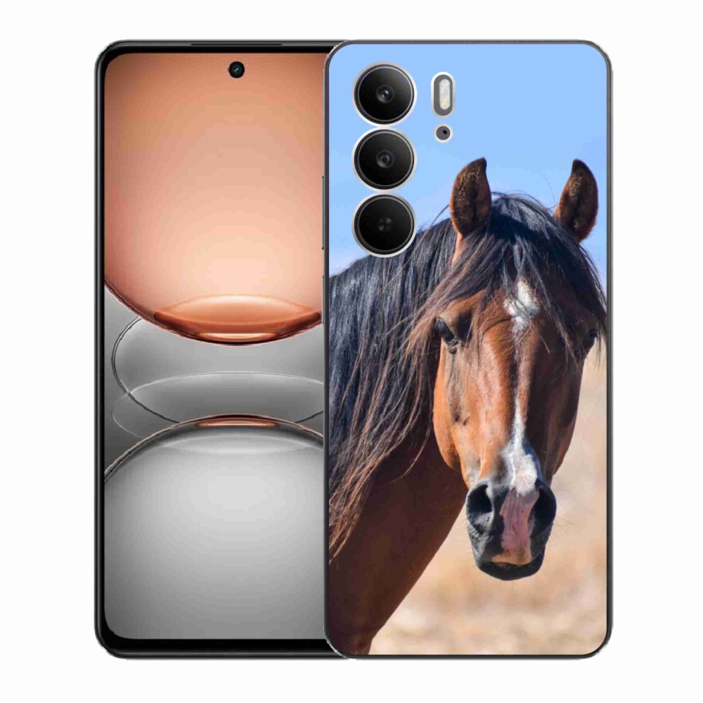 Gélový kryt mmCase na Realme C75 - pokojný kôň