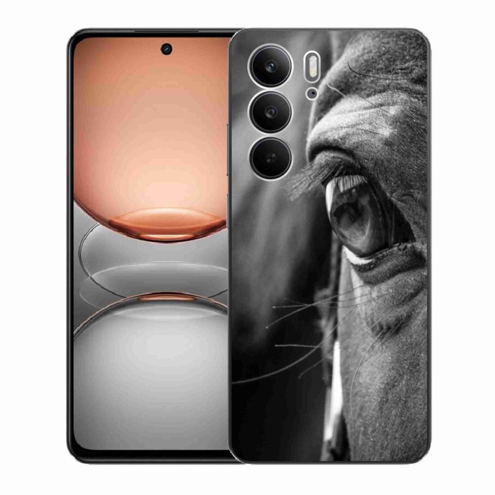 Gélový kryt mmCase na Realme C75 - konský pohľad