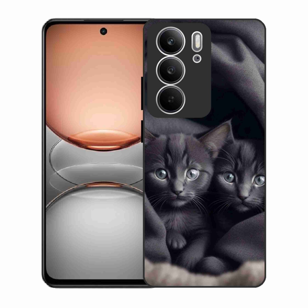 Gélový kryt mmCase na Realme C75 - mačacie duo