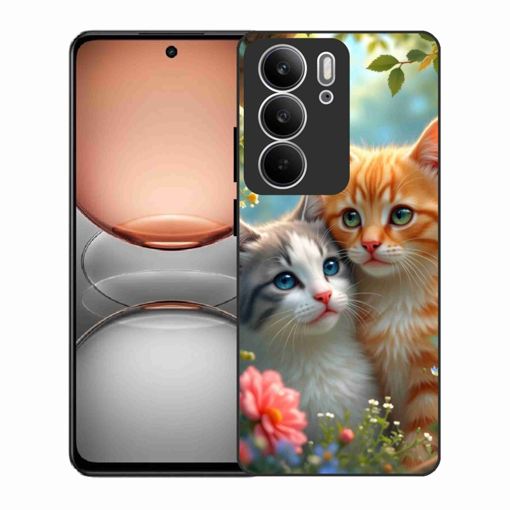 Gélový kryt mmCase na Realme C75 - mačacia láska 2