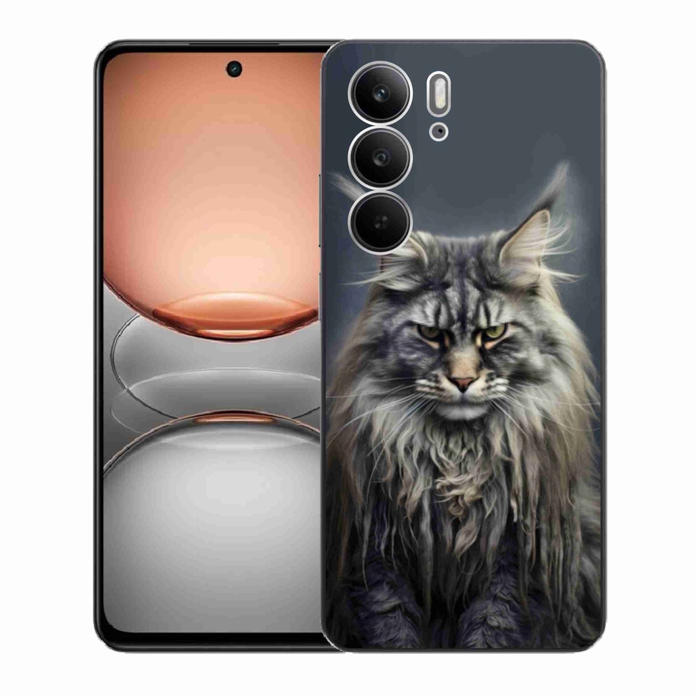 Gélový kryt mmCase na Realme C75 - mačacie pohľad 4