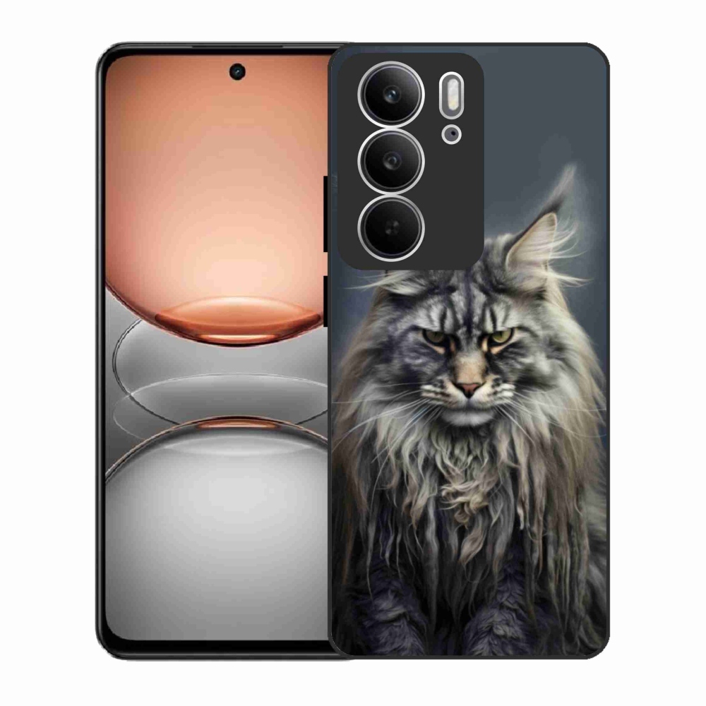 Gélový kryt mmCase na Realme C75 - mačacie pohľad 4