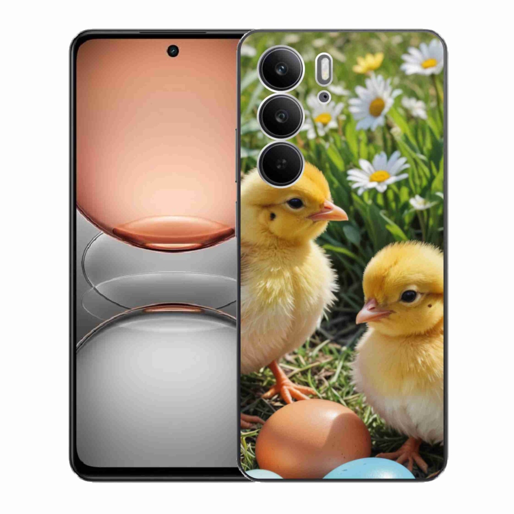 Gélový kryt mmCase na Realme C75 - kuriatka