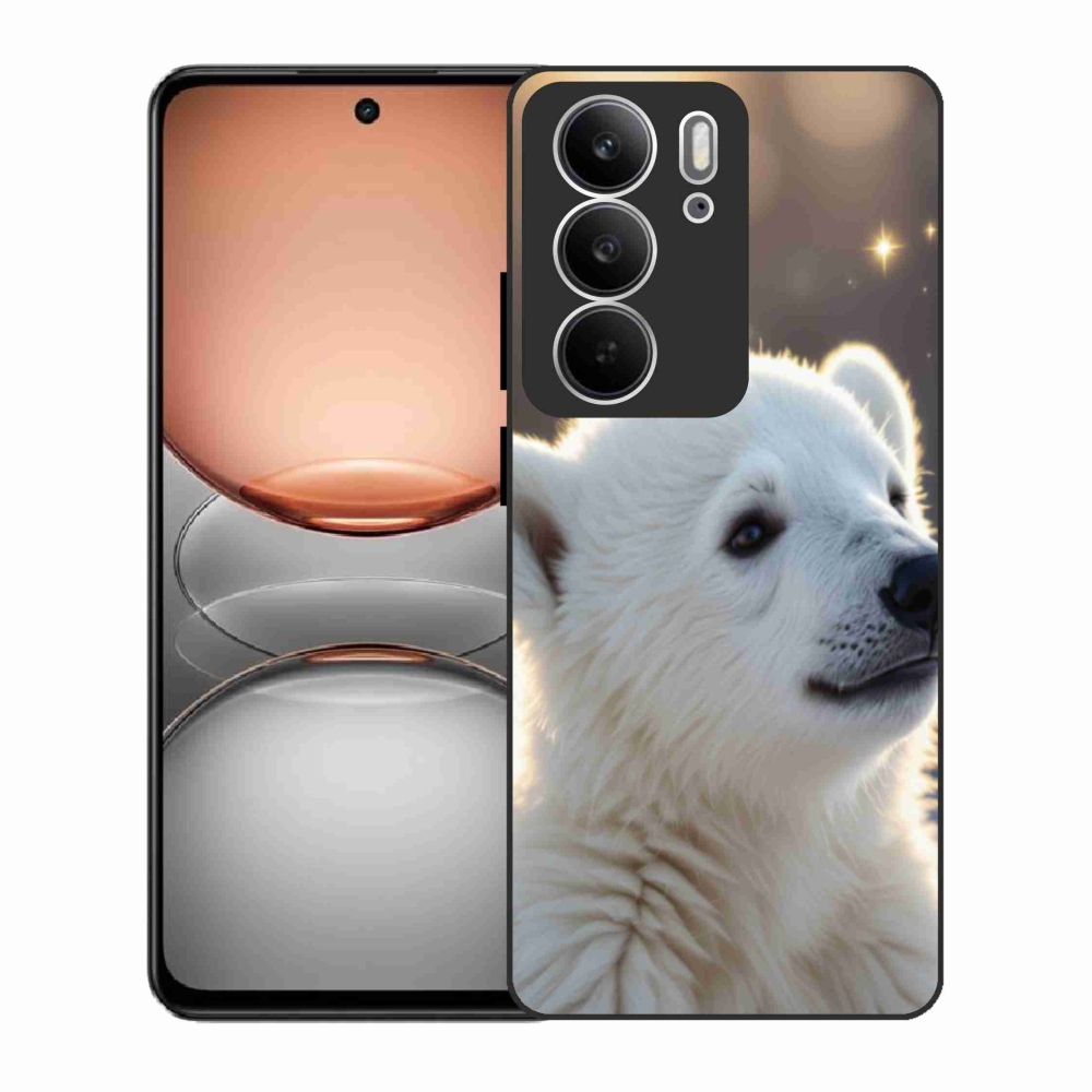 Gélový kryt mmCase na Realme C75 - ľadový medveď