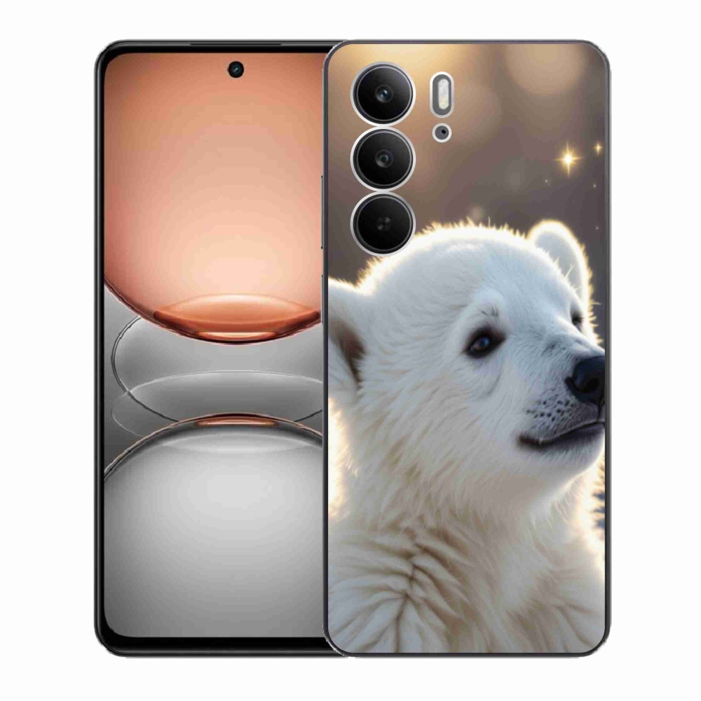 Gélový kryt mmCase na Realme C75 - ľadový medveď