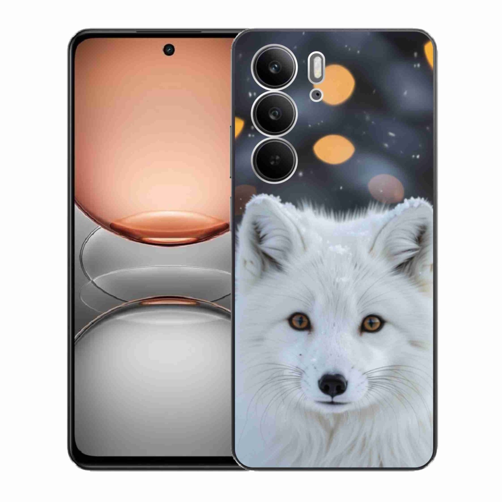 Gélový kryt mmCase na Realme C75 - líška polárna
