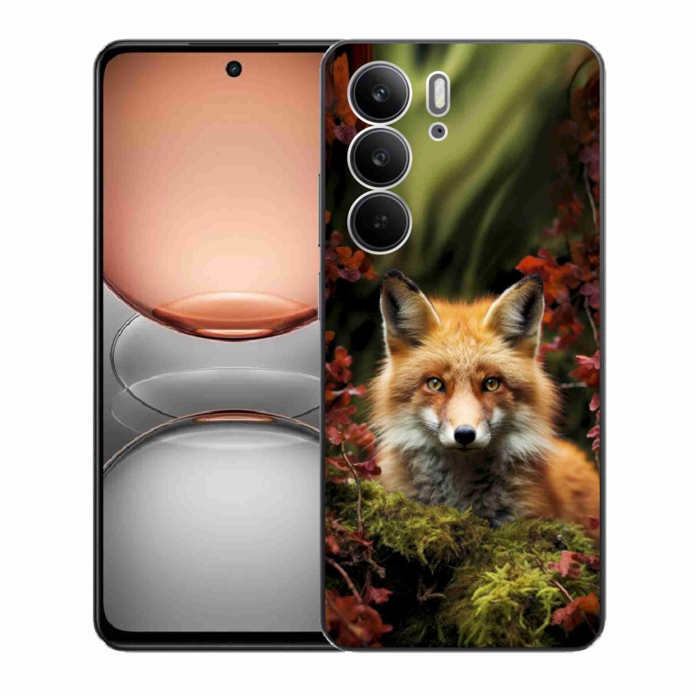 Gélový kryt mmCase na Realme C75 - líška v lese