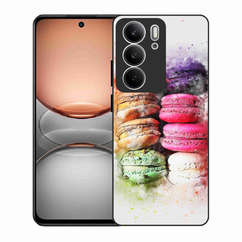 Gélový kryt mmCase na Realme C75 - makrónky