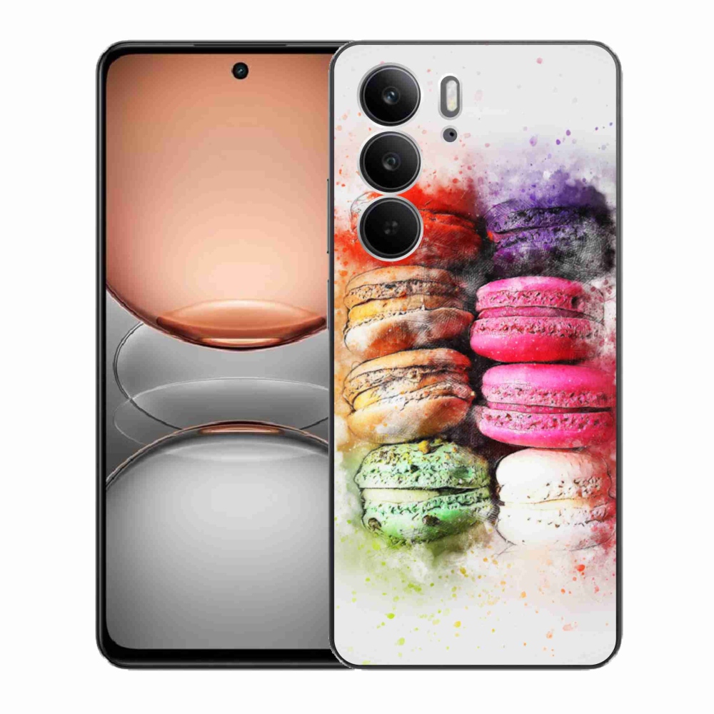 Gélový kryt mmCase na Realme C75 - makrónky