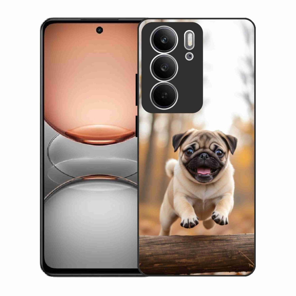 Gélový kryt mmCase na Realme C75 - mops 2
