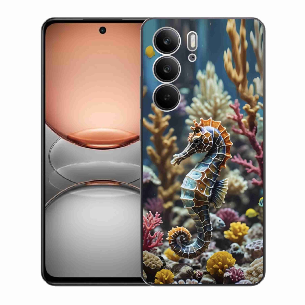 Gélový kryt mmCase na Realme C75 - morský koník 2