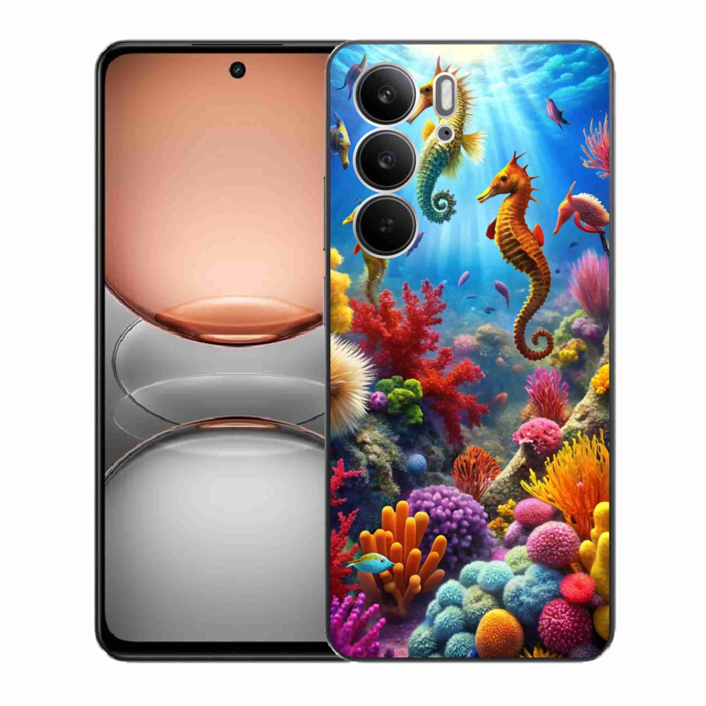 Gélový kryt mmCase na Realme C75 - morský svet 3
