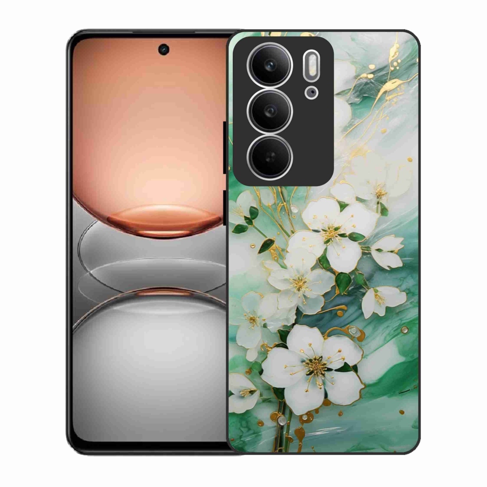 Gélový kryt mmCase na Realme C75 - nežné kvety