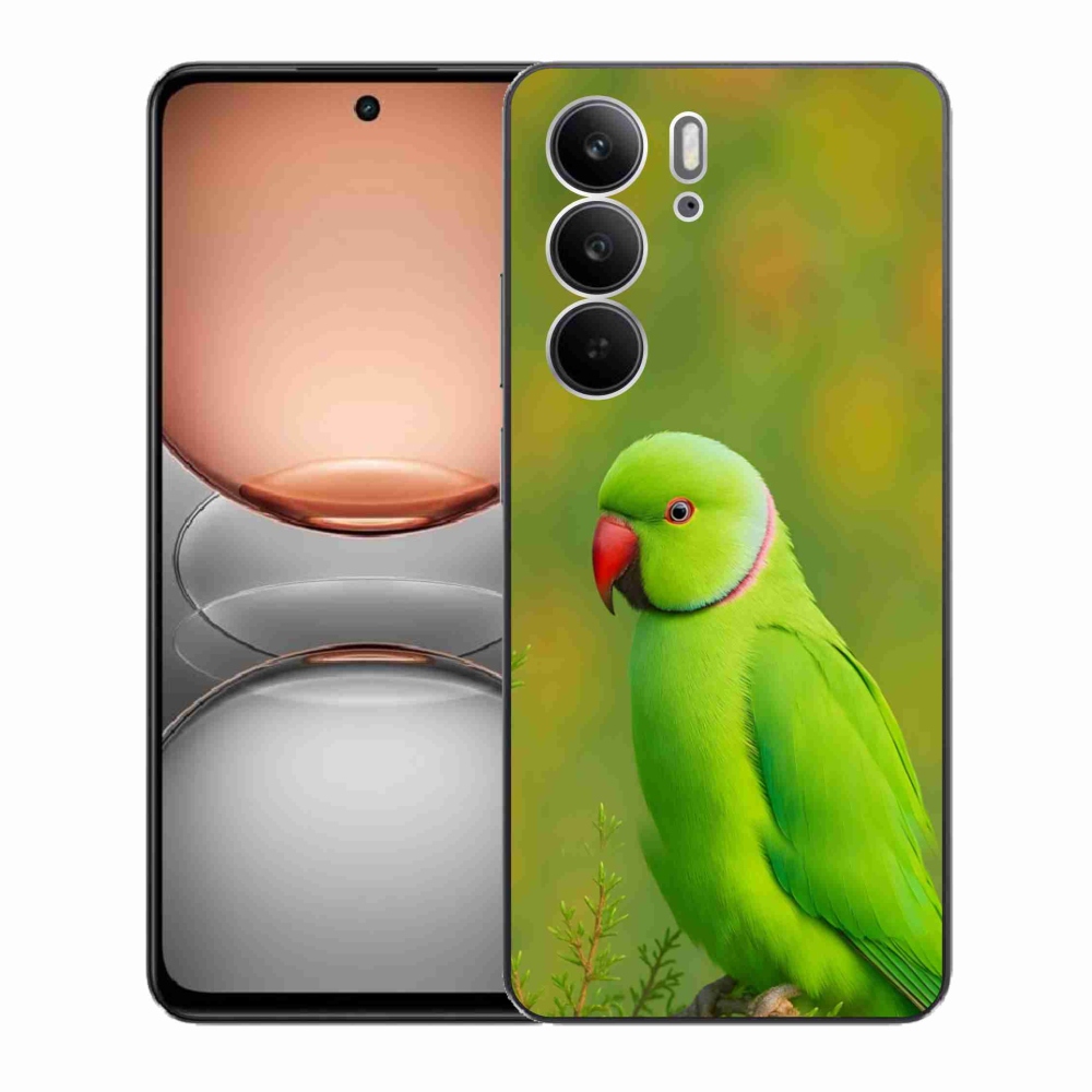 Gélový kryt mmCase na Realme C75 - papagáj alexander 2