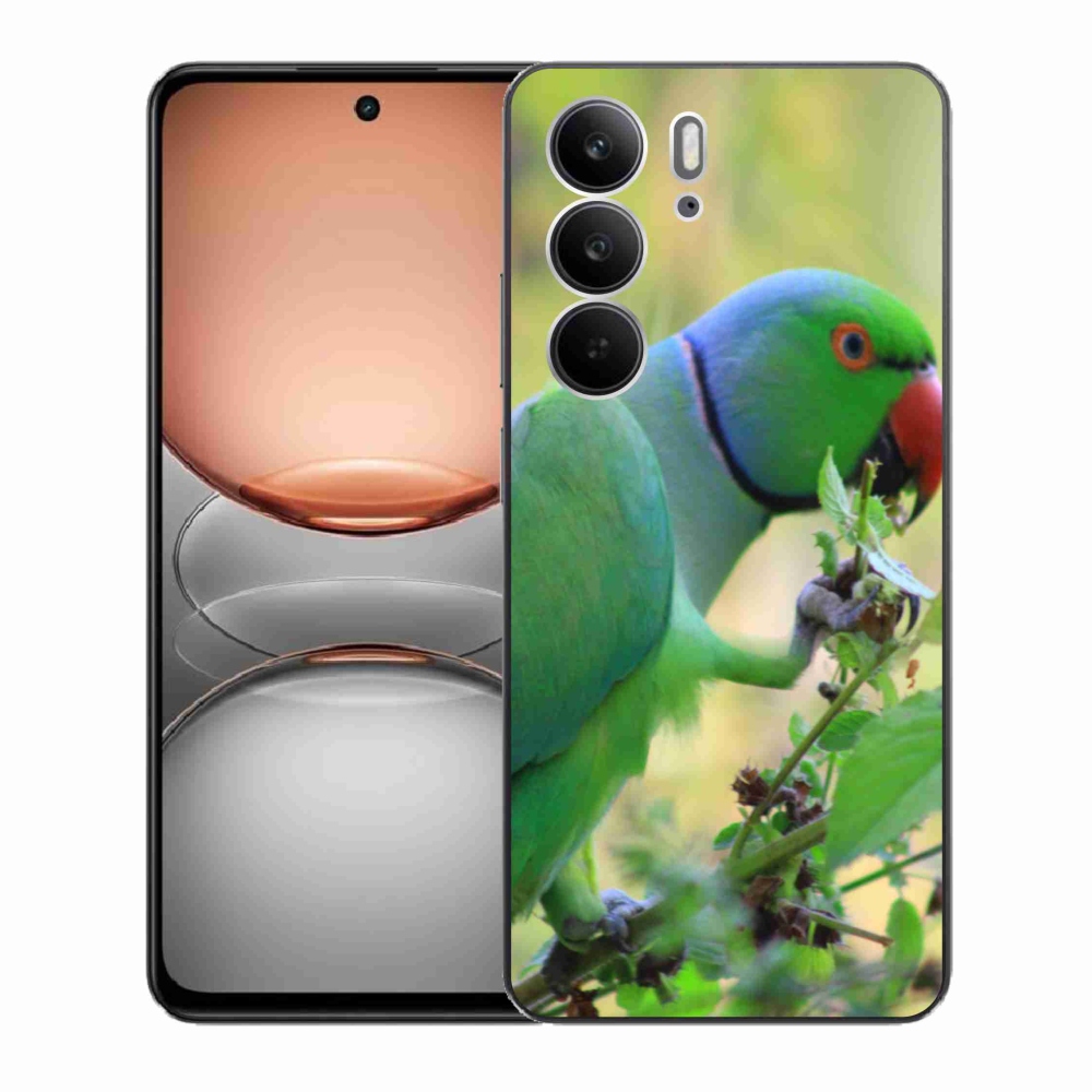 Gélový kryt mmCase na Realme C75 - papagáj Alexandr