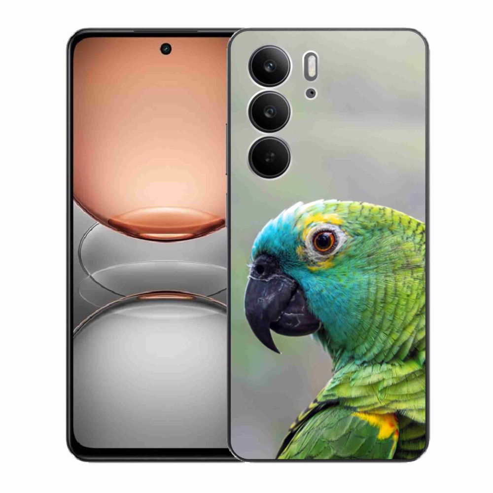 Gélový kryt mmCase na Realme C75 - papagáj amazoňan