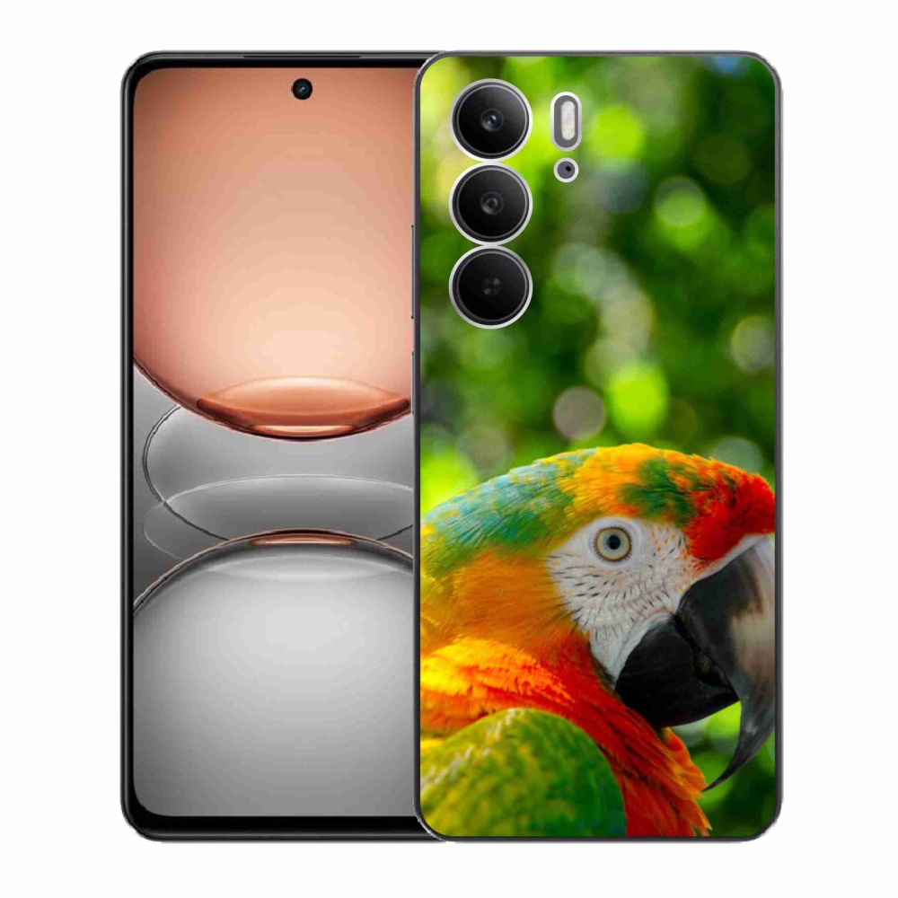 Gélový kryt mmCase na Realme C75 - papagáj ara 3