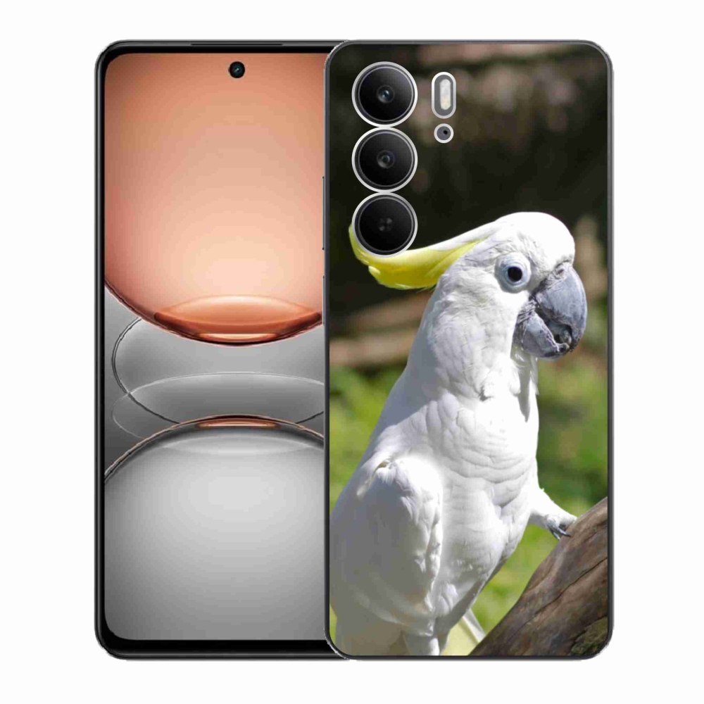 Gélový kryt mmCase na Realme C75 - papagáj kakadu 2