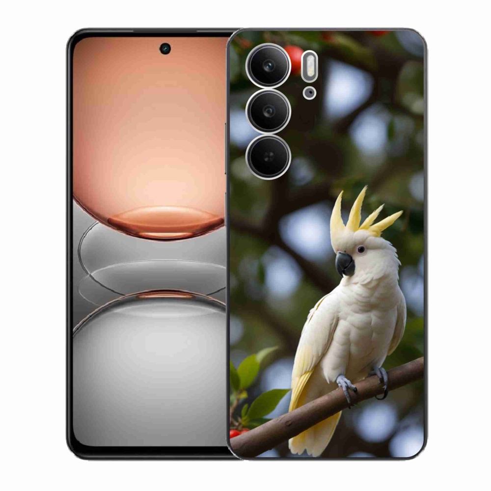Gélový kryt mmCase na Realme C75 - papagáj kakadu 3