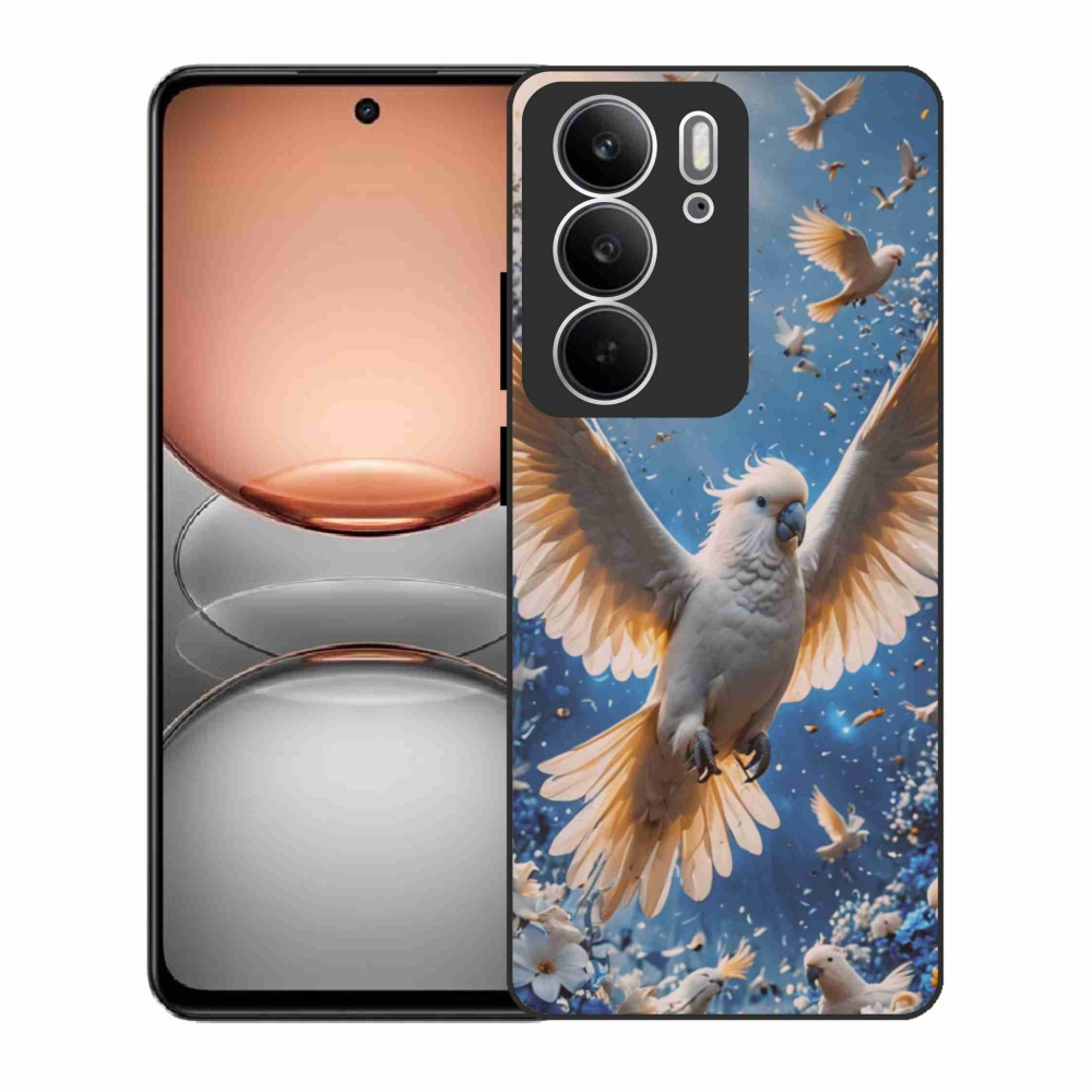 Gélový kryt mmCase na Realme C75 - papagáj kakadu