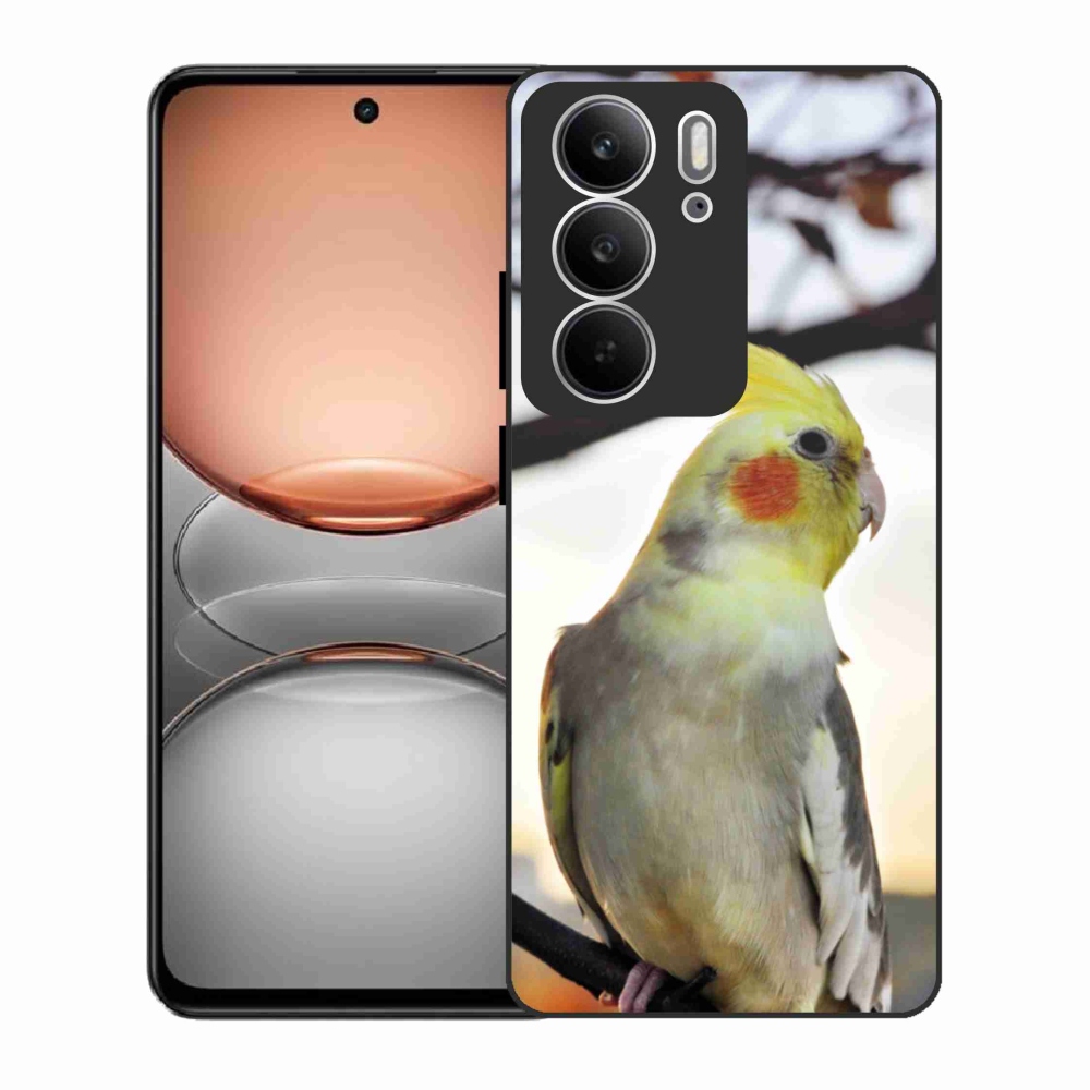 Gélový kryt mmCase na Realme C75 - papagáj korela