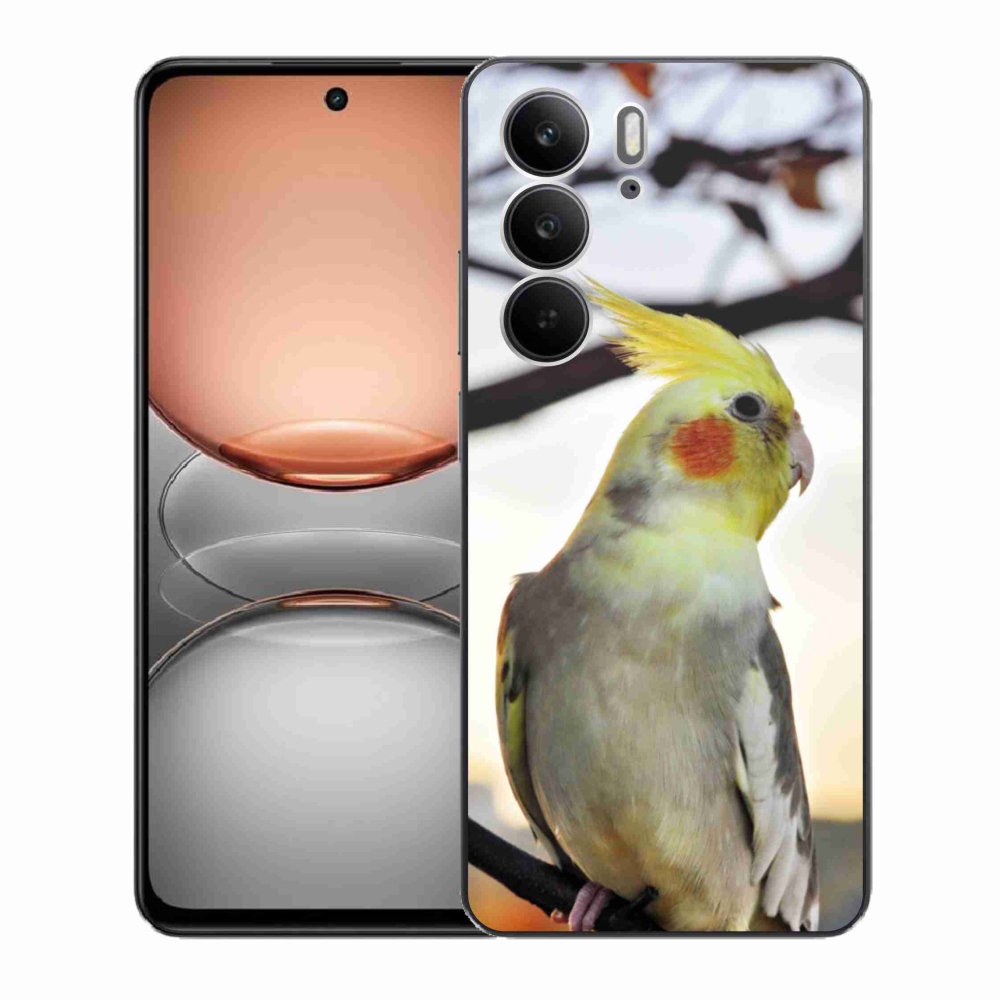 Gélový kryt mmCase na Realme C75 - papagáj korela