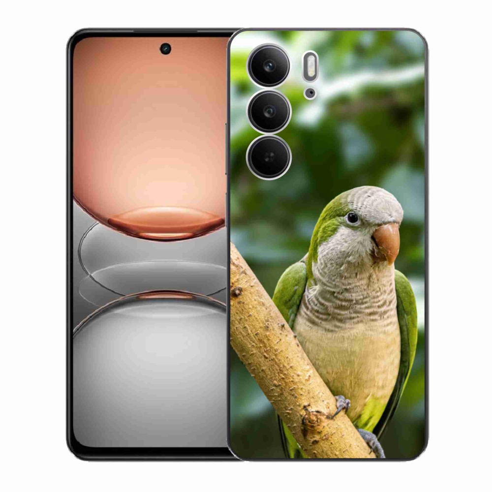 Gélový kryt mmCase na Realme C75 - papagáj mníšok