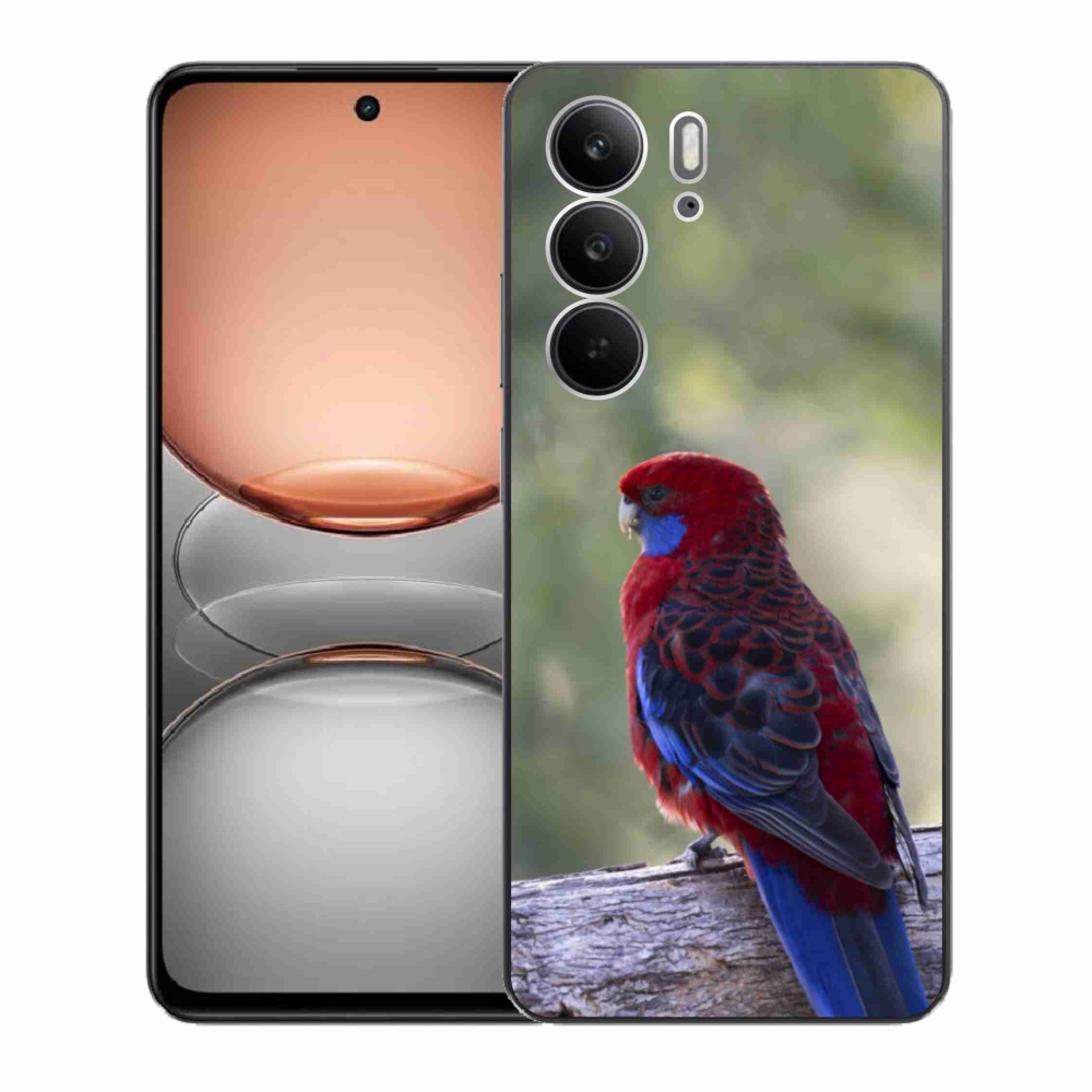 Gélový kryt mmCase na Realme C75 - papagáj rosela