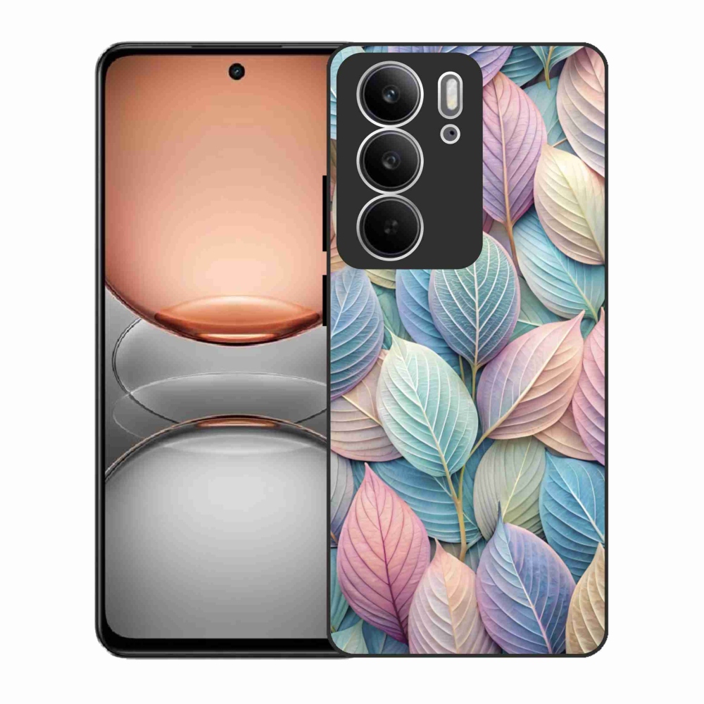 Gélový kryt mmCase na Realme C75 - pastelové listy