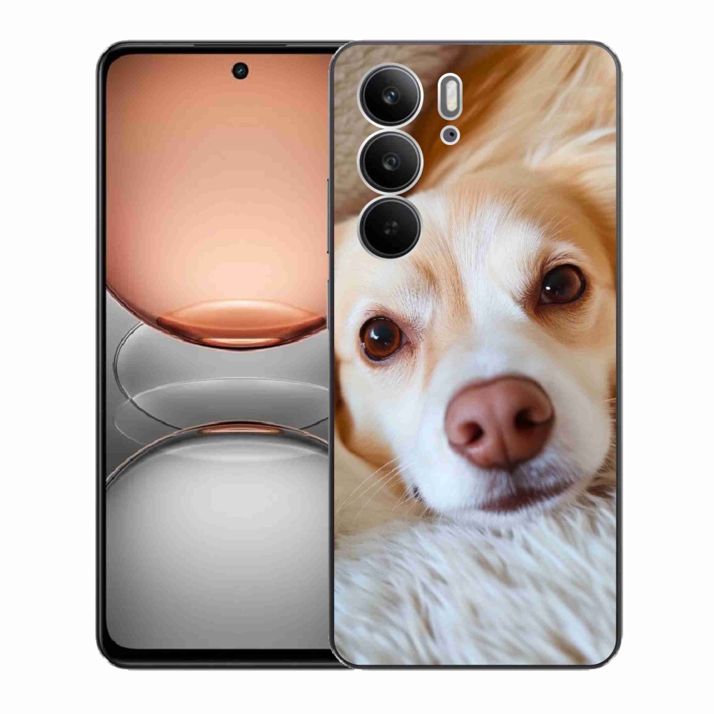 Gélový kryt mmCase na Realme C75 - Roztomilá čivava