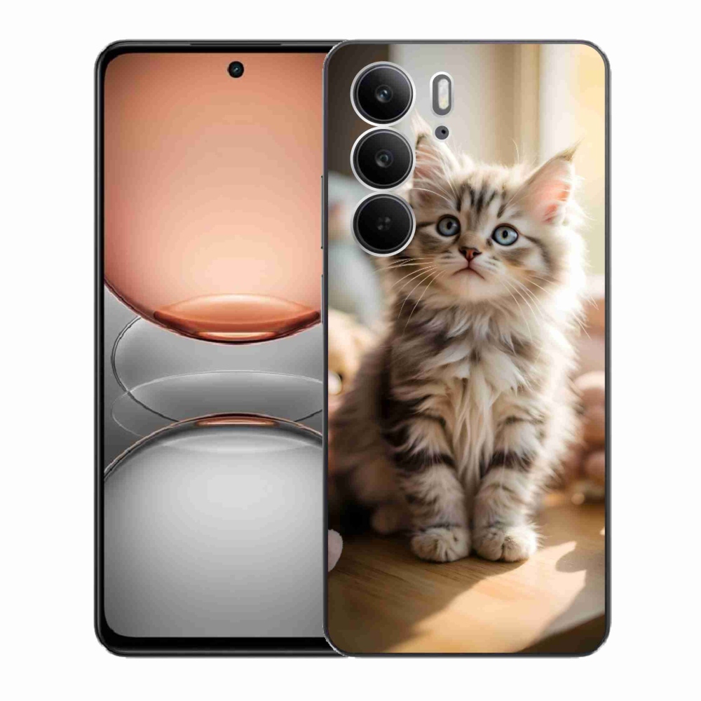Gélový kryt mmCase na Realme C75 - roztomilé mačiatko 10