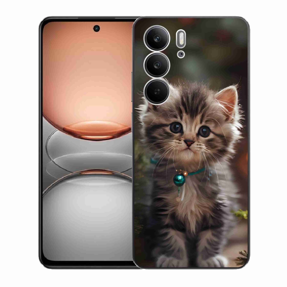 Gélový kryt mmCase na Realme C75 - roztomilé mačiatko 11
